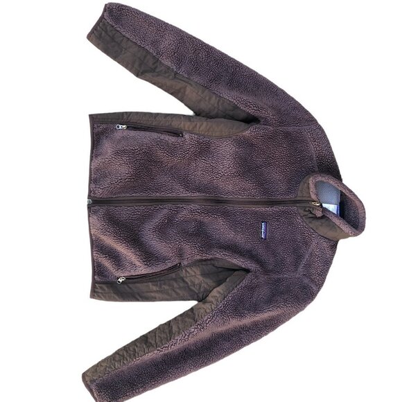 VINTAGE Patagonia Sherpa Jacket 'Triple Brown' Large - Picture 5 of 9